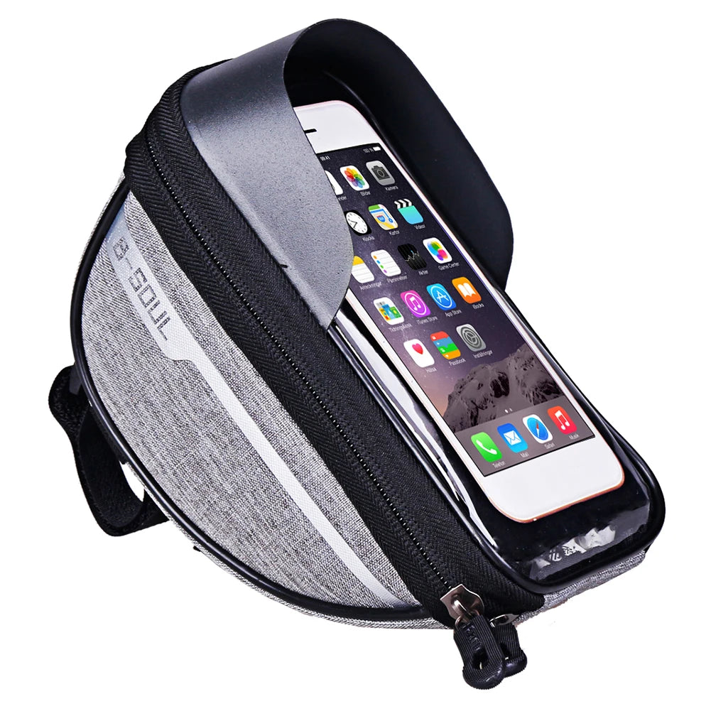 Bolsa de Guiador para Bicicleta | Navega, Ouve Música e Pedala — Tudo Sem Tirar o Telemóvel da Bolsa