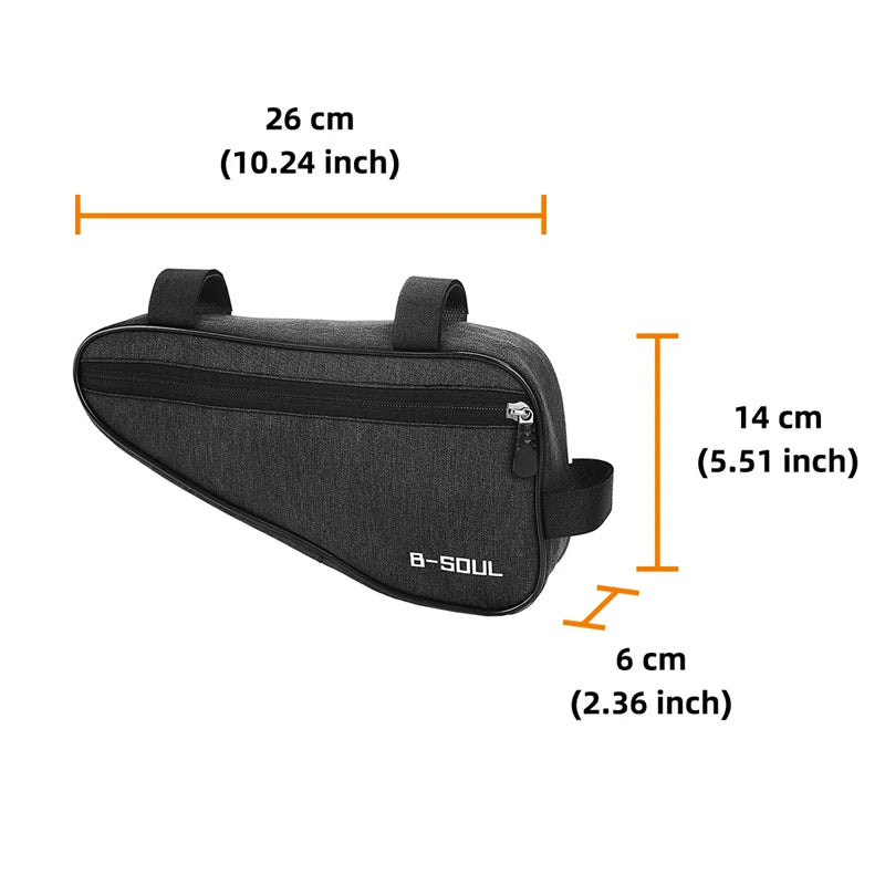 Bolsa Triangular para Bicicleta | Telemóvel, Chaves e Ferramentas Sempre À Mão