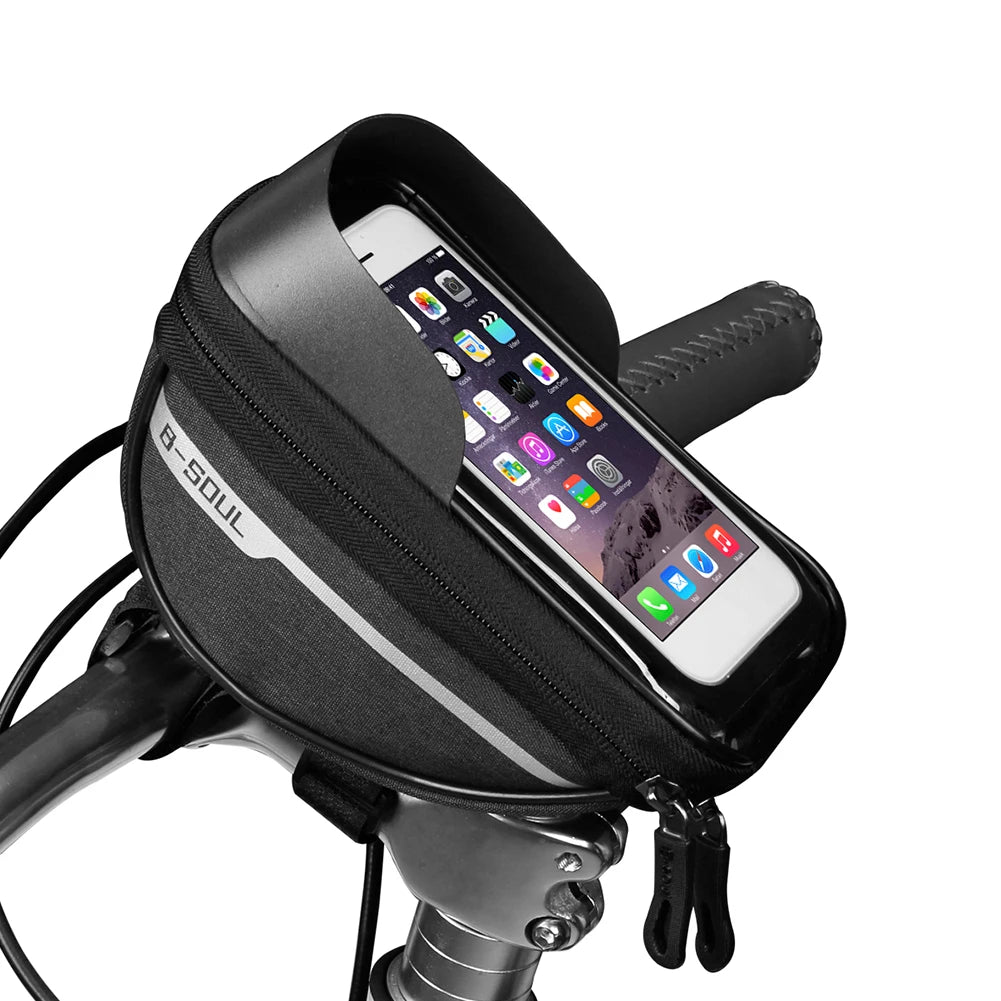 Bolsa de Guiador para Bicicleta | Navega, Ouve Música e Pedala — Tudo Sem Tirar o Telemóvel da Bolsa