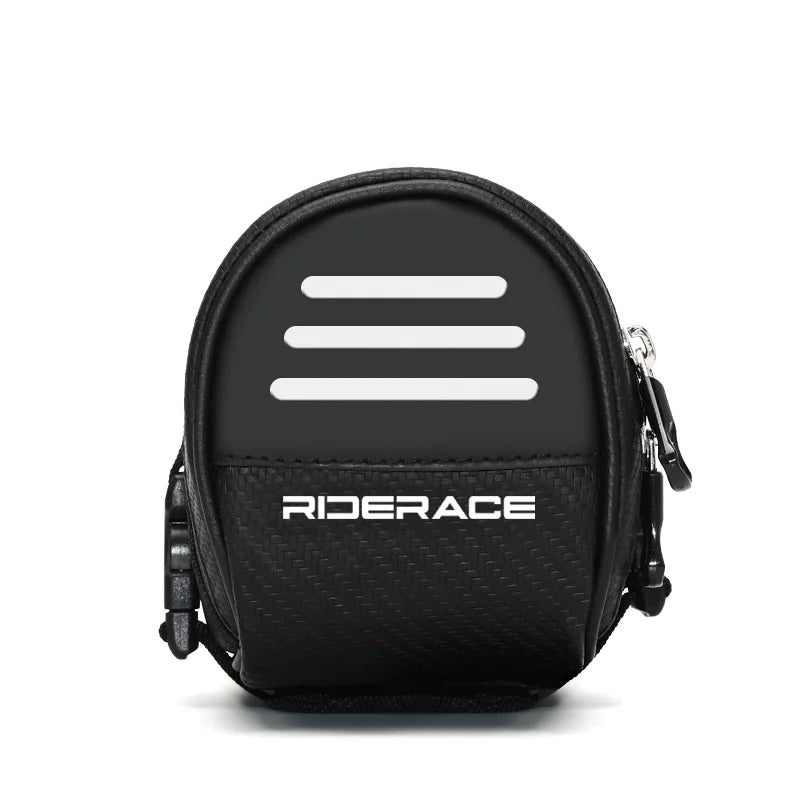 Bolsa de Selim em Couro para Bicicleta | Impermeável, Refletora e com Acabamento Premium