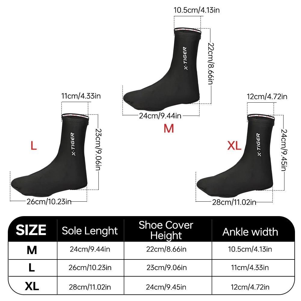 Cobre-Sapatos de Inverno X-TIGER XM-ZPXT-426 | Polar Térmico, Impermeável, M a XL