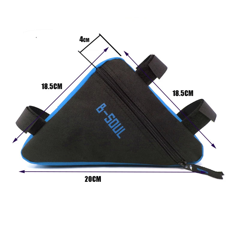 Bolsa Triangular de Quadro para Bicicleta e E-Bike | Ultra-Leve 60g, Impermeável, 4 Cores