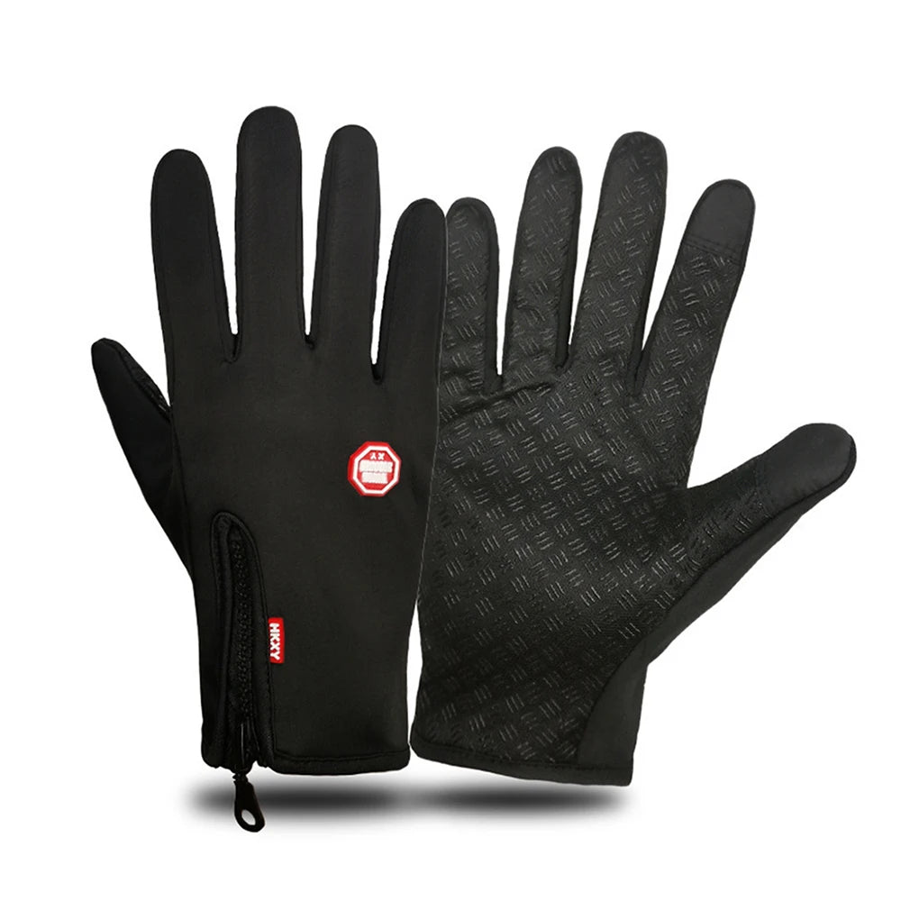 Luvas de Ciclismo de Inverno Unissexo | Polar, Impermeável, Ecrã Tátil, S a XXL