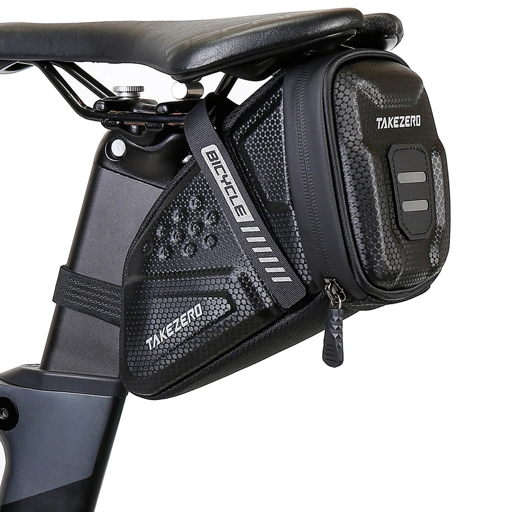 Bolsa de Selim para Bicicleta | Impermeável, Leve e Sempre Pronta para a Estrada
