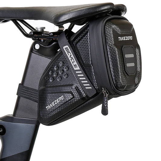 Bolsa de Selim para Bicicleta | Impermeável, Leve e Sempre Pronta para a Estrada