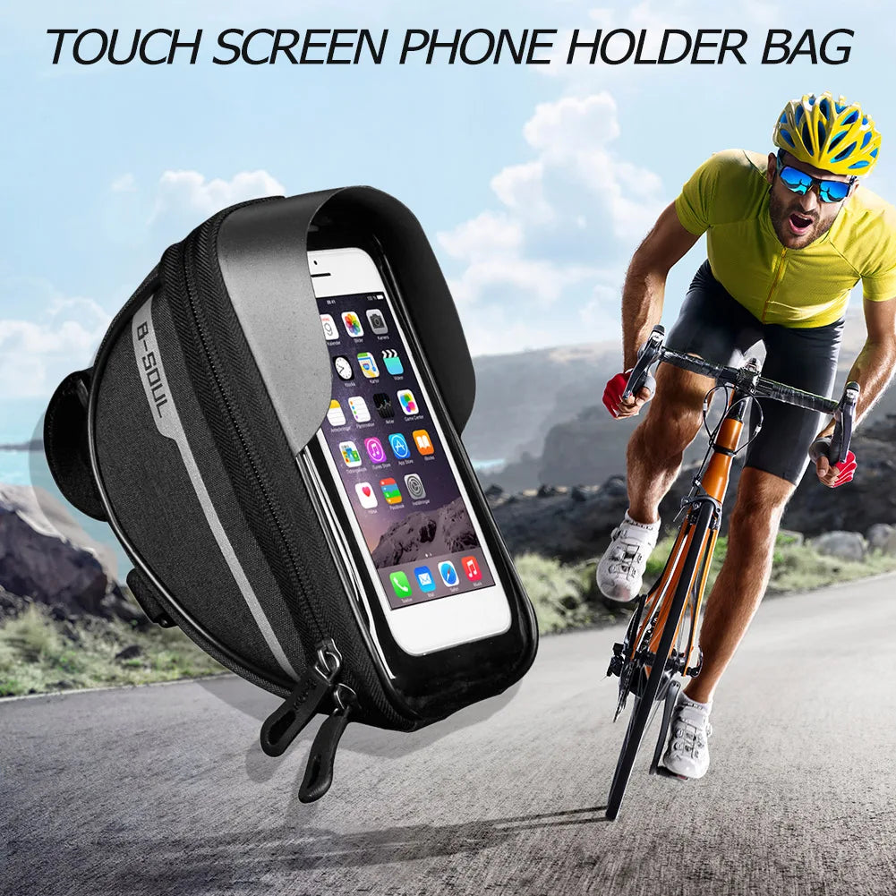 Bolsa de Guiador para Bicicleta | Navega, Ouve Música e Pedala — Tudo Sem Tirar o Telemóvel da Bolsa