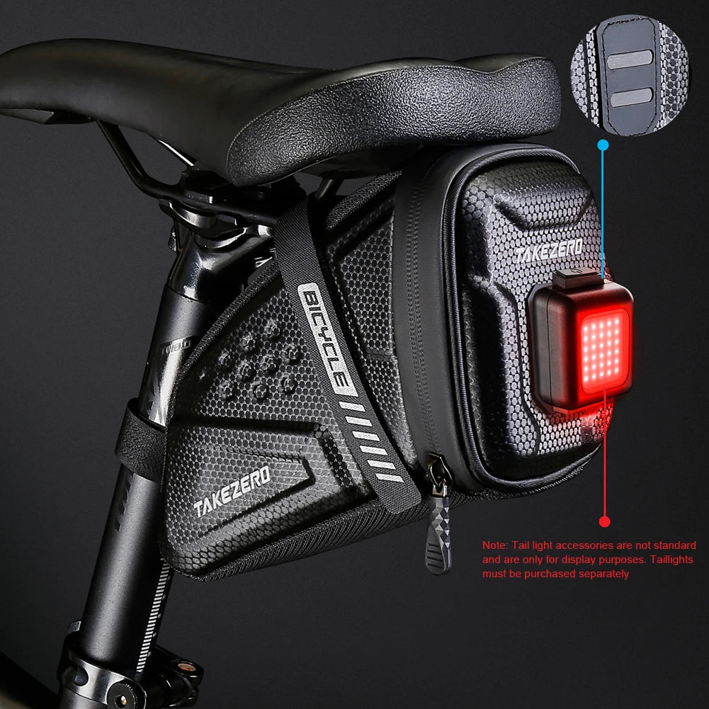 Bolsa de Selim para Bicicleta | Impermeável, Leve e Sempre Pronta para a Estrada