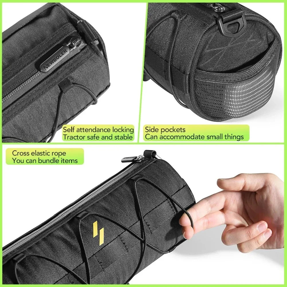 Bolsa de Guiador Multifunções para Bicicleta | Na Bicicleta ou ao Ombro, Sempre Contigo