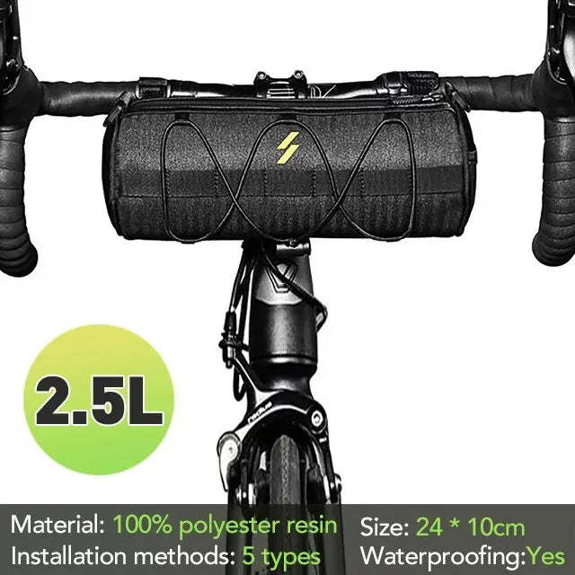 Bolsa de Guiador Multifunções para Bicicleta | Na Bicicleta ou ao Ombro, Sempre Contigo
