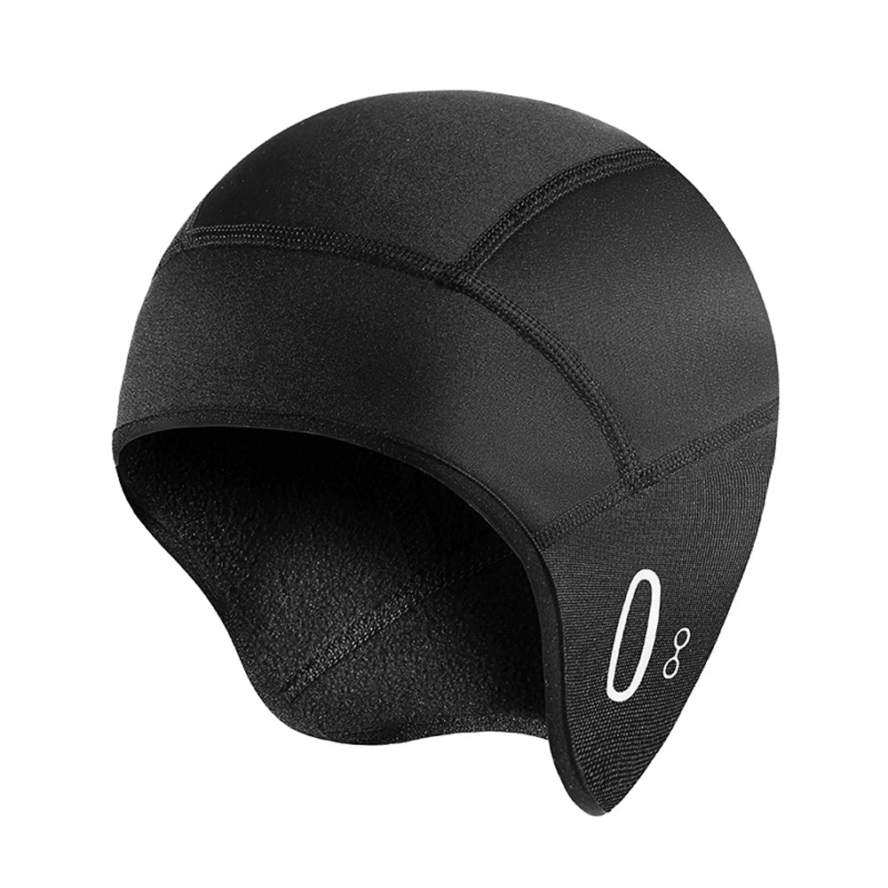 Gorro de Inverno para Ciclismo | Polar, Proteção de Orelhas, Antivento, 48g