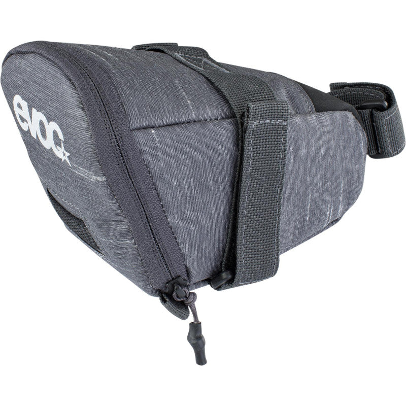 EVOC Bolsa de Selim Tour L 1L | Carbon Grey, 97g e Fixação Velcro