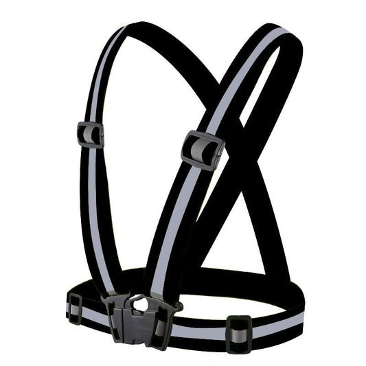 Colete Refletor Voltway Stealth Black – Micro-Prismas 360° e Universal