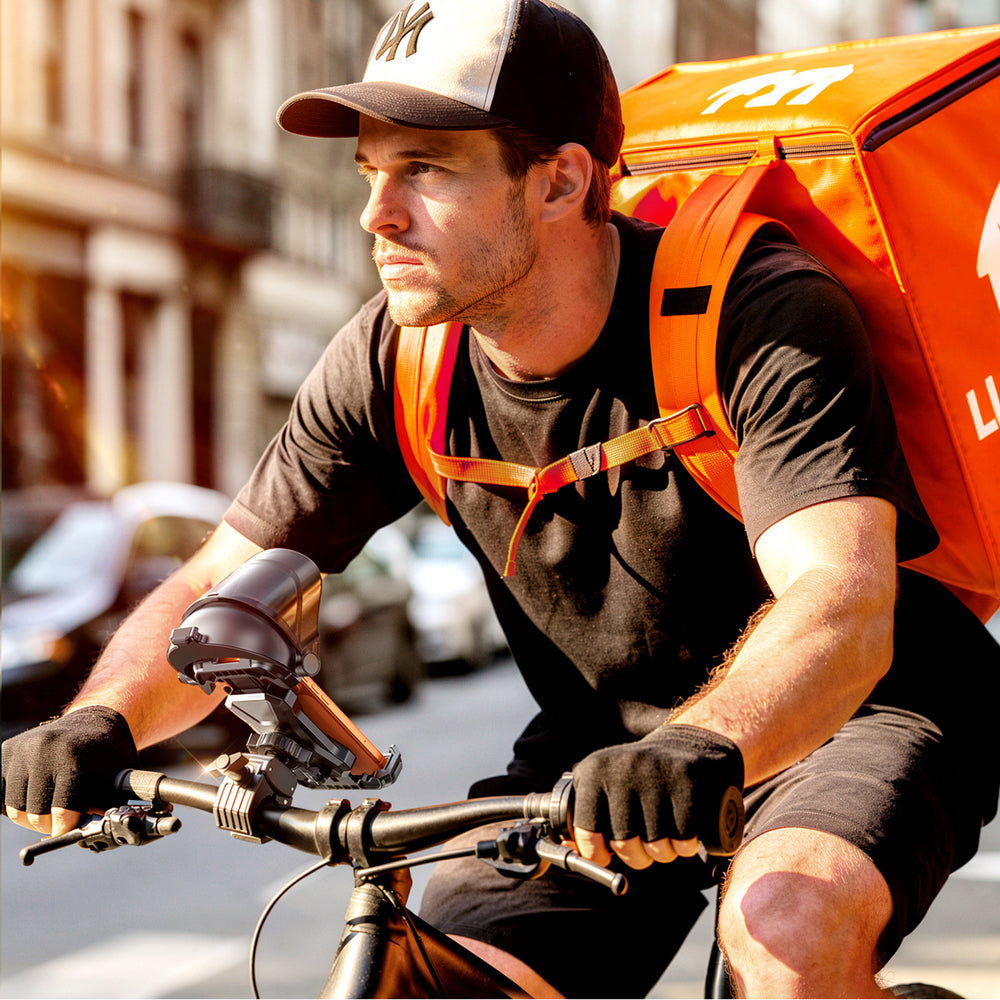 Suporte de Telemóvel com Viseira Solar – Para Bicicleta, Trotinete e Moto