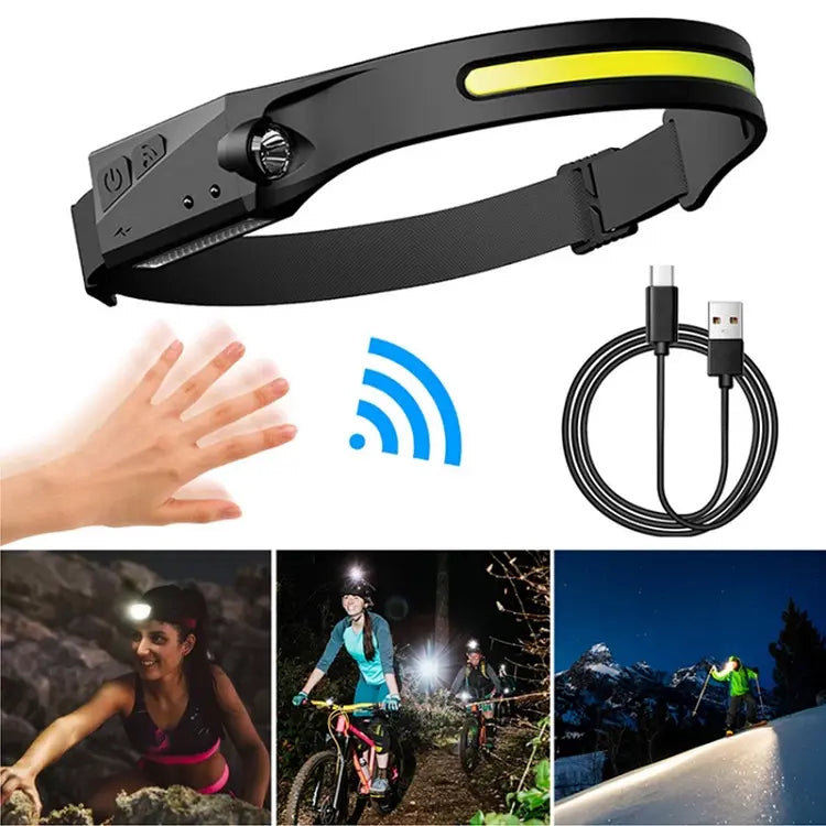 Lanterna de Cabeça com Sensor de Movimento – Voltway LED IPX4