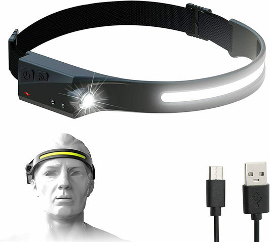 Lanterna de Cabeça com Sensor de Movimento – Voltway LED IPX4