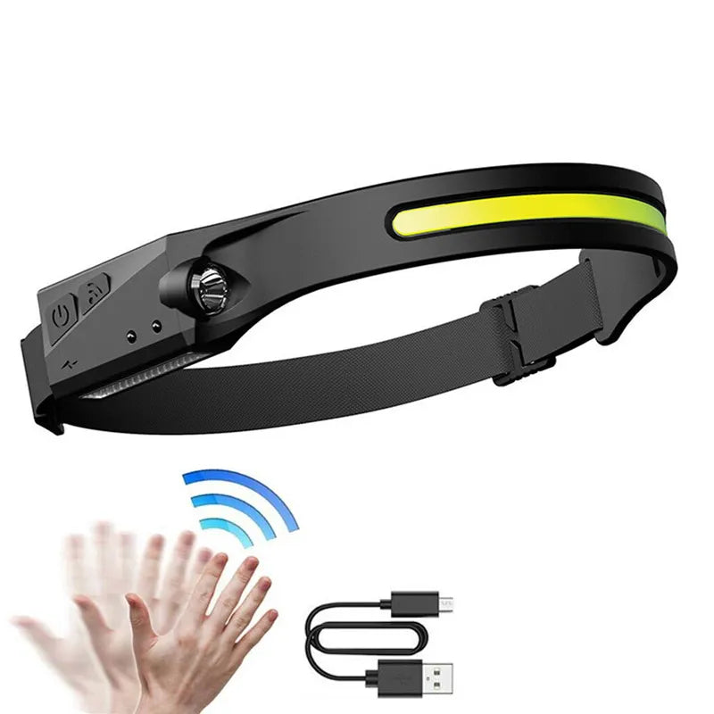 Lanterna de Cabeça com Sensor de Movimento – Voltway LED IPX4