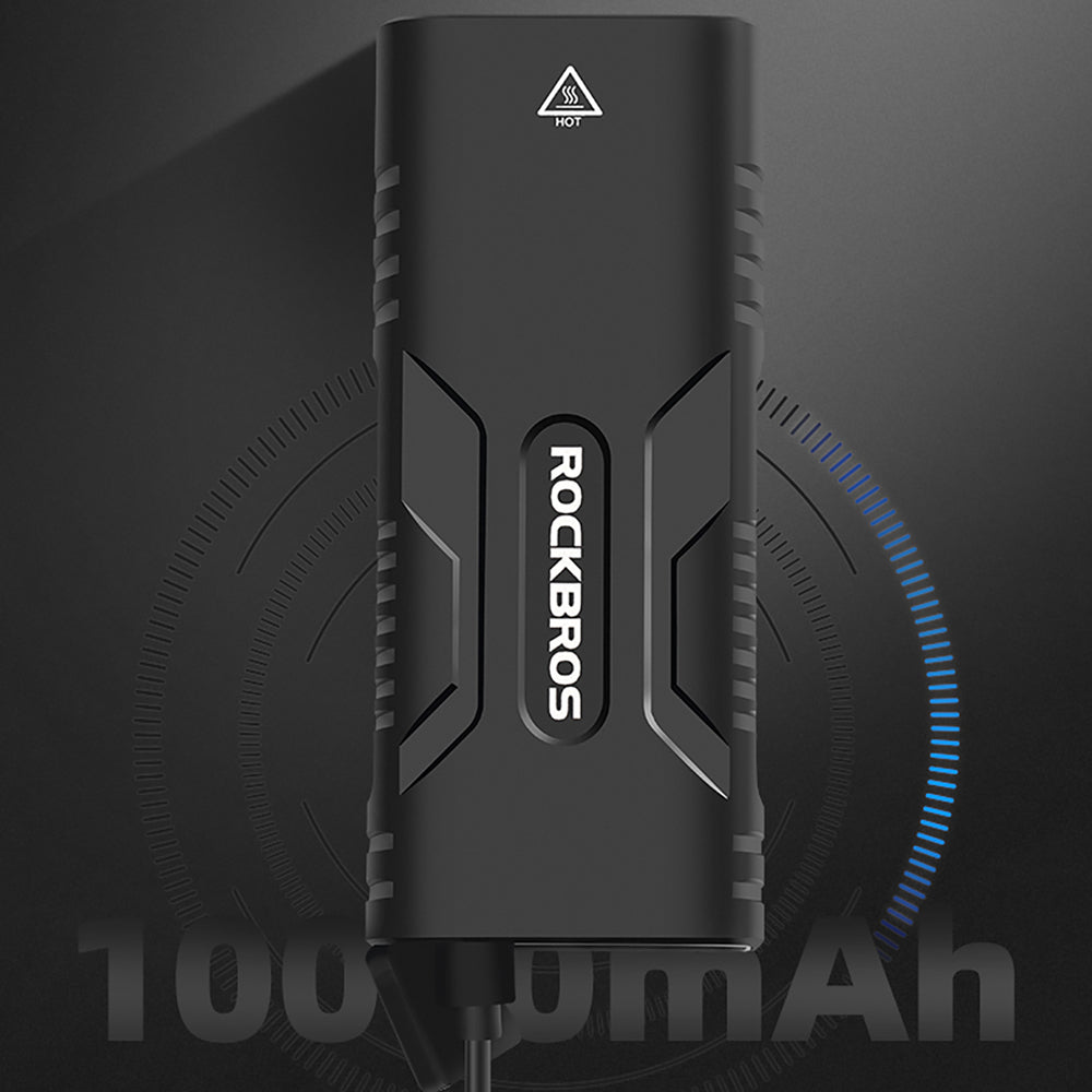 Ilumina e Carrega – Luz Frontal Rockbros 850 Lumens + Powerbank