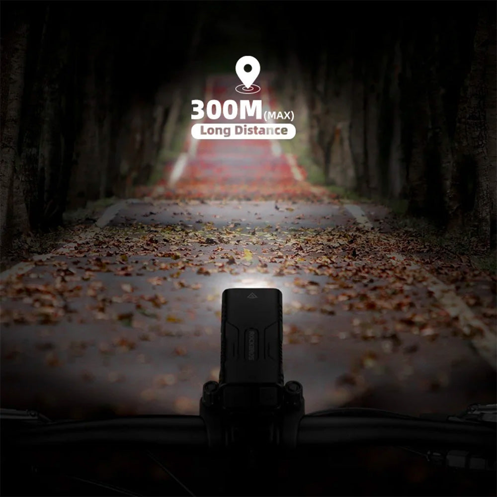 Ilumina e Carrega – Luz Frontal Rockbros 850 Lumens + Powerbank