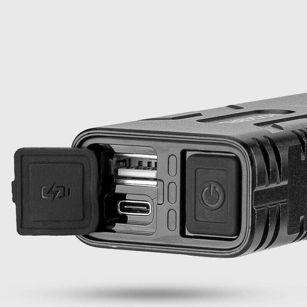 Ilumina e Carrega – Luz Frontal Rockbros 850 Lumens + Powerbank