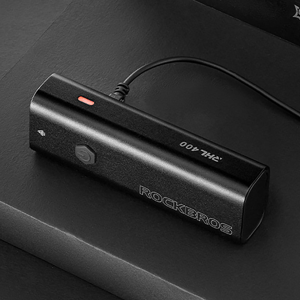 Sempre Iluminado – Luz Frontal Rockbros 400 Lumens IPX3