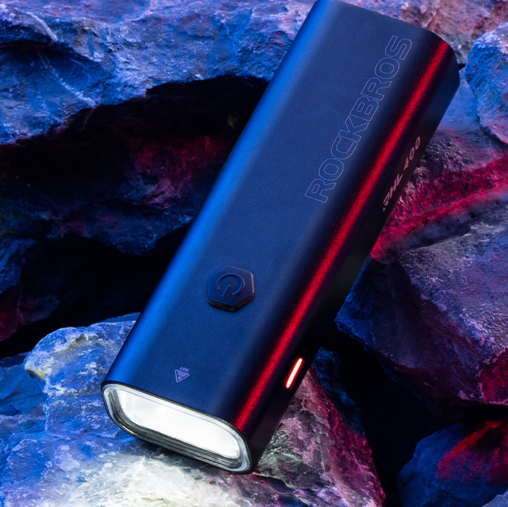 Sempre Iluminado – Luz Frontal Rockbros 400 Lumens IPX3