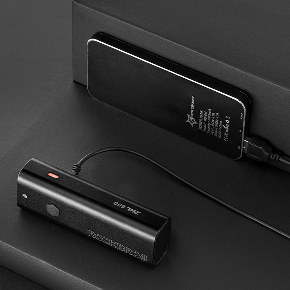 Sempre Iluminado – Luz Frontal Rockbros 400 Lumens IPX3