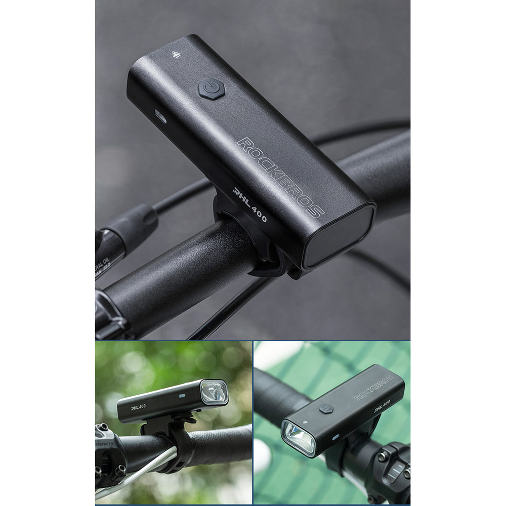 Sempre Iluminado – Luz Frontal Rockbros 400 Lumens IPX3