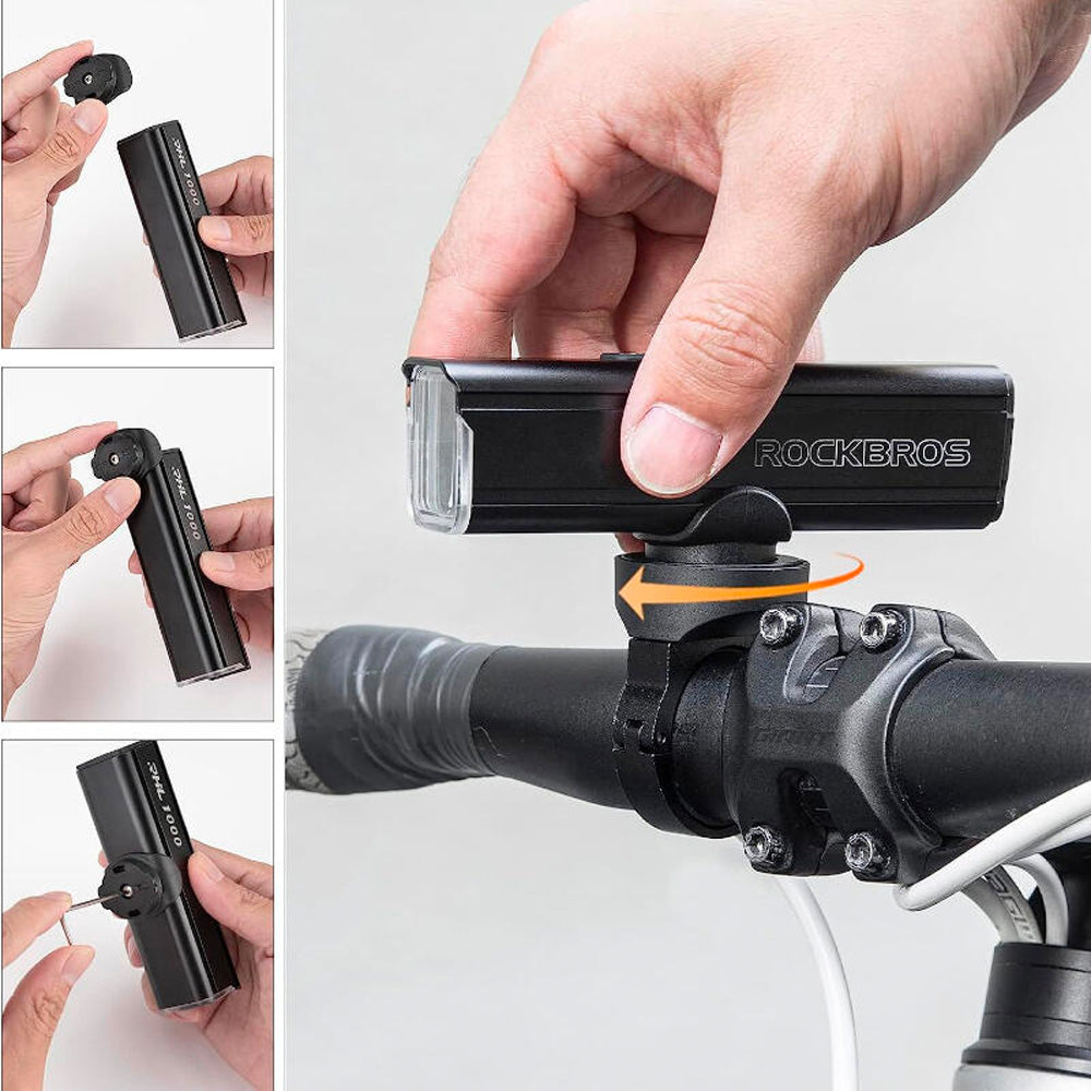 Domina a Escuridão – Luz Frontal Rockbros 1000 Lumens IPX6