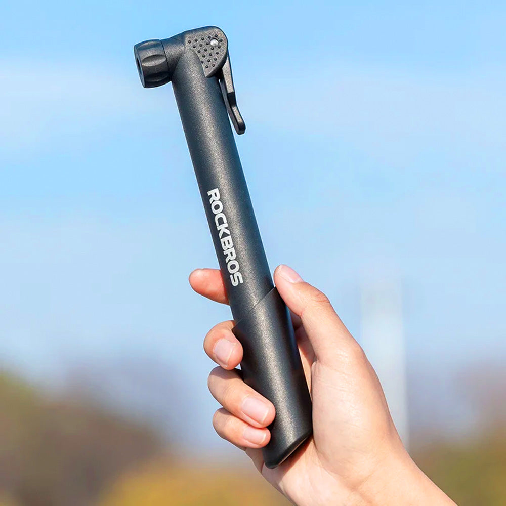 Mini Bomba Portátil Rockbros – Universal Presta e Schrader com Suporte
