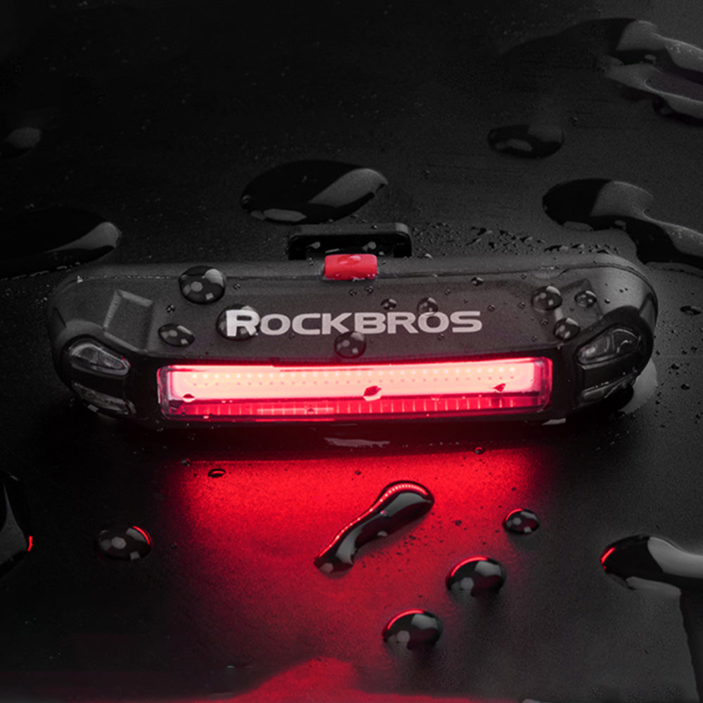 Sê Visto à Noite – Luz Traseira LED Rockbros A54BK IPX4
