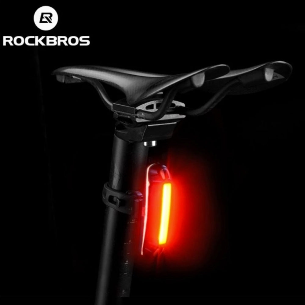 Sê Visto à Noite – Luz Traseira LED Rockbros A54BK IPX4