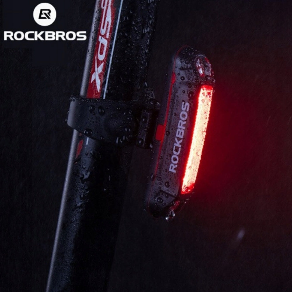 Sê Visto à Noite – Luz Traseira LED Rockbros A54BK IPX4