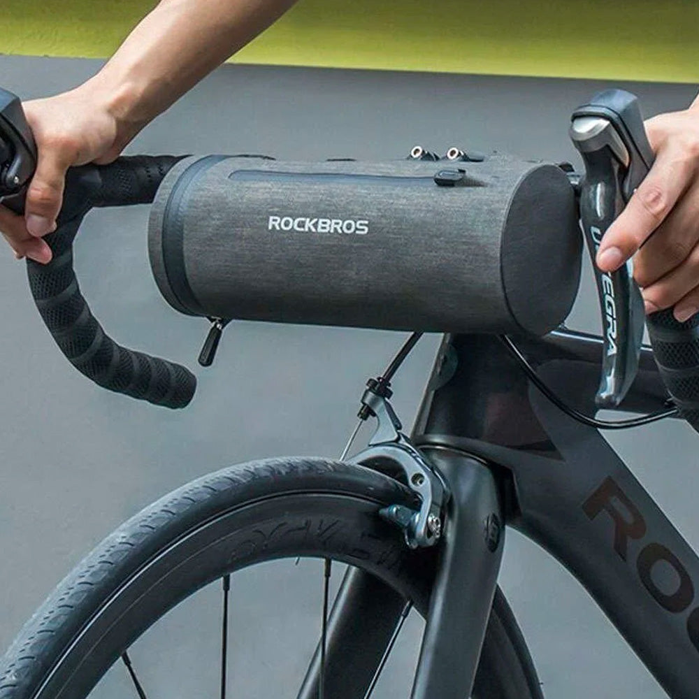 Bolsa de Guiador para Bicicleta – 2.1L Impermeável e Leve