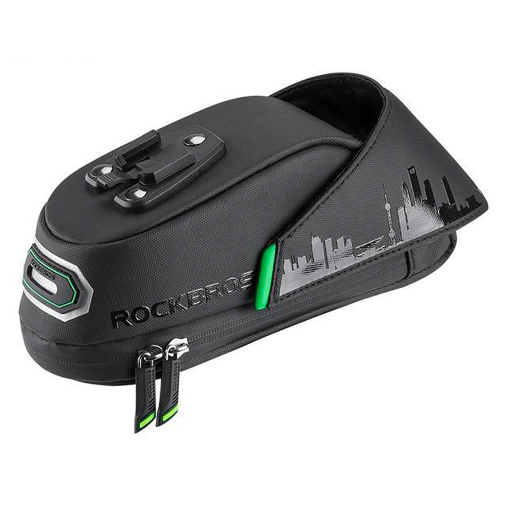 Bolsa de Selim para Bicicleta – Rockbros C27-1 1.5L com Suporte Luz