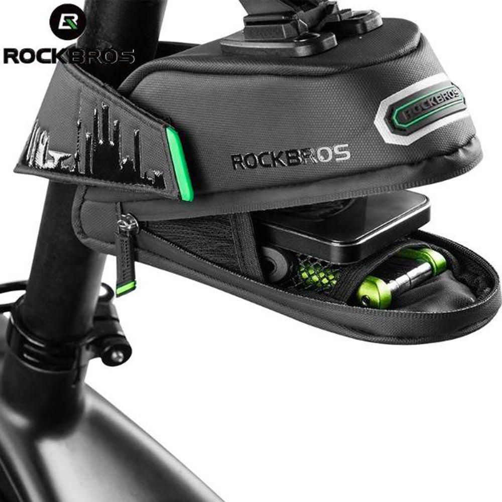 Bolsa de Selim para Bicicleta – Rockbros C27-1 1.5L com Suporte Luz