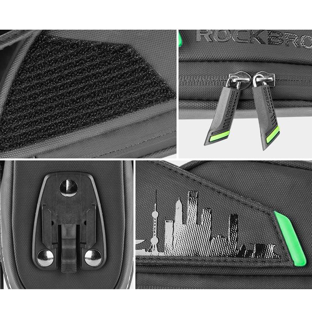 Bolsa de Selim para Bicicleta – Rockbros C27-1 1.5L com Suporte Luz