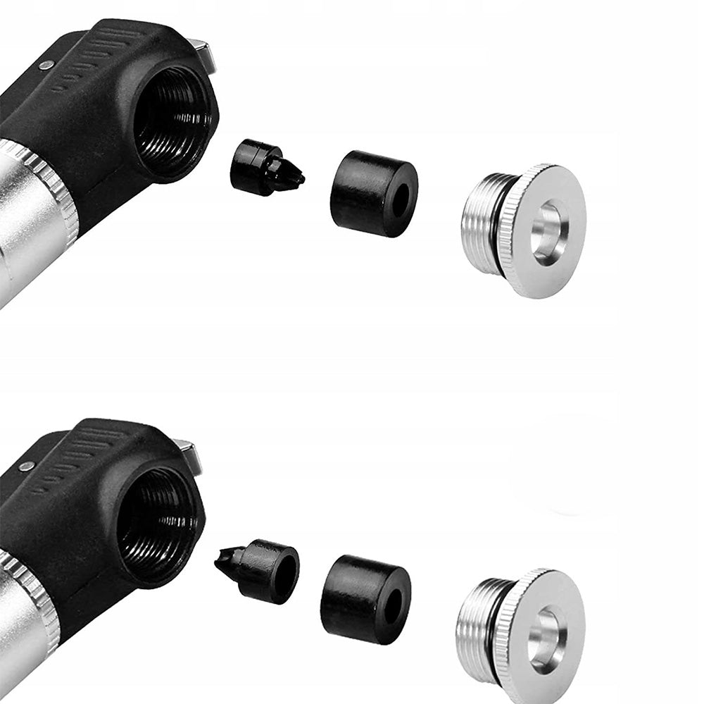 Mini Bomba Telescópica Rockbros JG-1040B – Alumínio, 100 PSI, Presta e Schrader