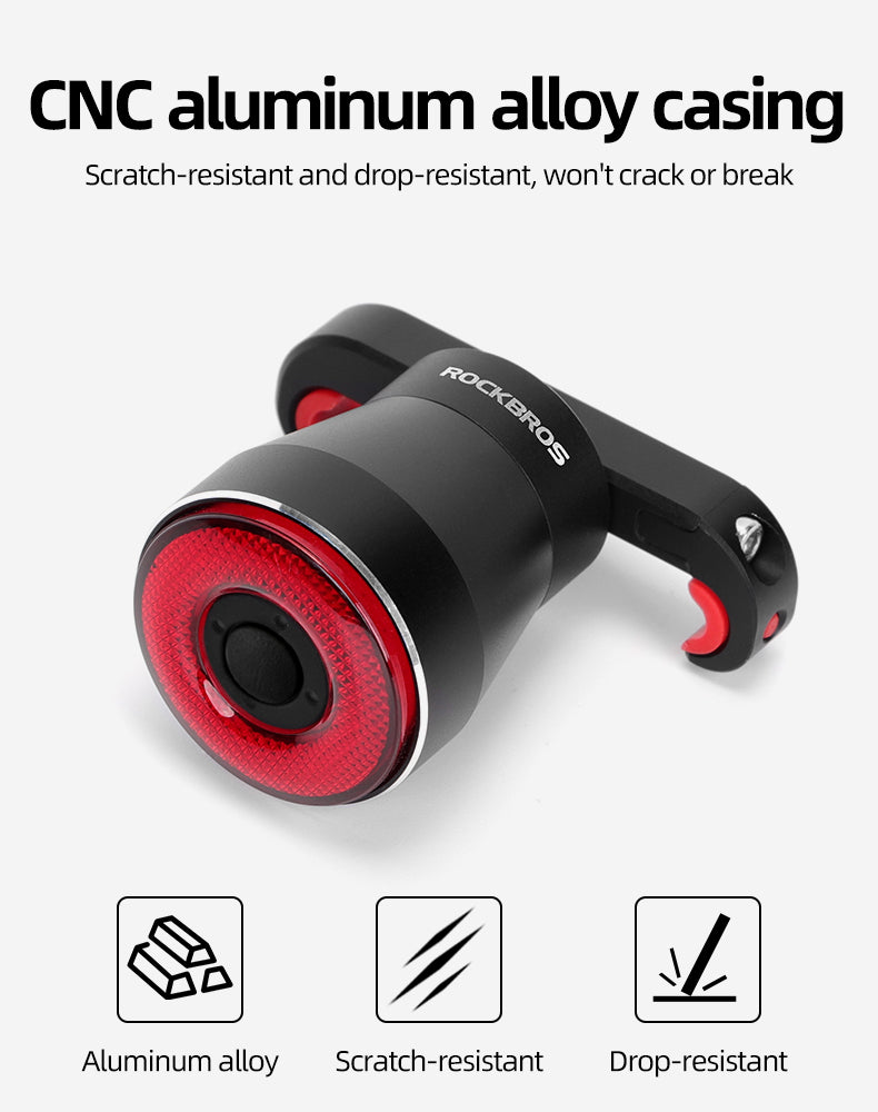 A Luz que Trava Contigo – Rockbros Q5 IPX6 Sensor de Travagem