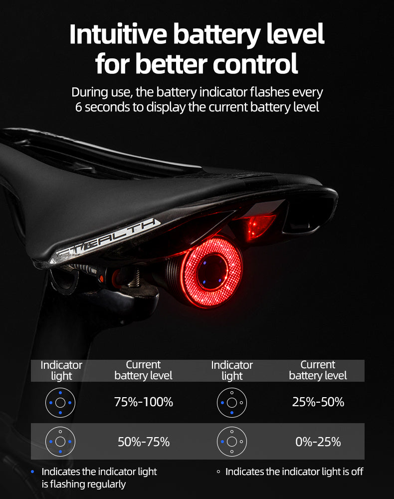 A Luz que Trava Contigo – Rockbros Q5 IPX6 Sensor de Travagem