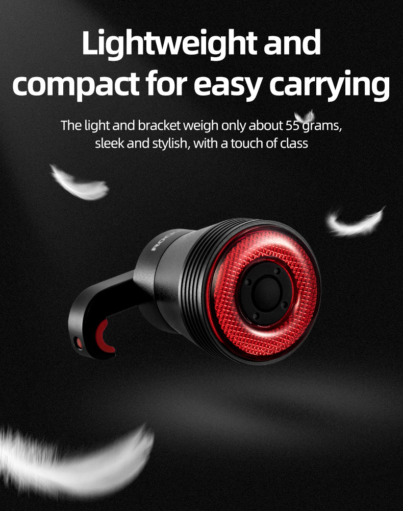 A Luz que Trava Contigo – Rockbros Q5 IPX6 Sensor de Travagem