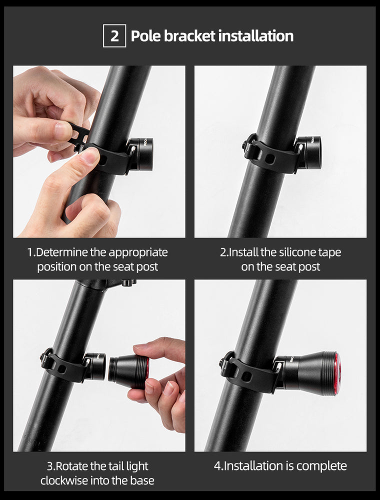 A Luz que Trava Contigo – Rockbros Q5 IPX6 Sensor de Travagem
