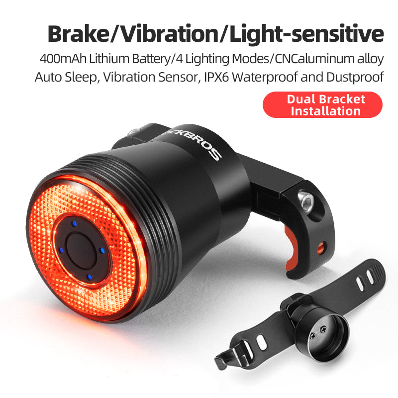 A Luz que Trava Contigo – Rockbros Q5 IPX6 Sensor de Travagem