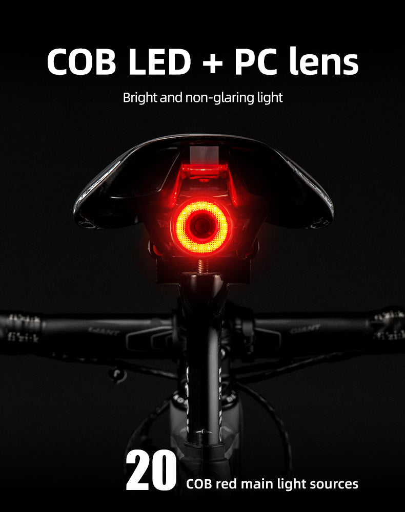 A Luz que Trava Contigo – Rockbros Q5 IPX6 Sensor de Travagem