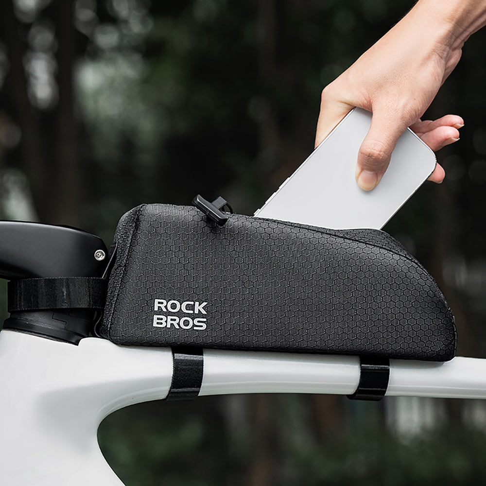 Bolsa Top Tube para Bicicleta – Impermeável, Acesso Rápido 0.9L