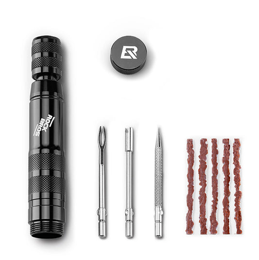 Kit Tubeless para Bicicleta – Cápsula Alumínio, Agulha e 5 Tiras