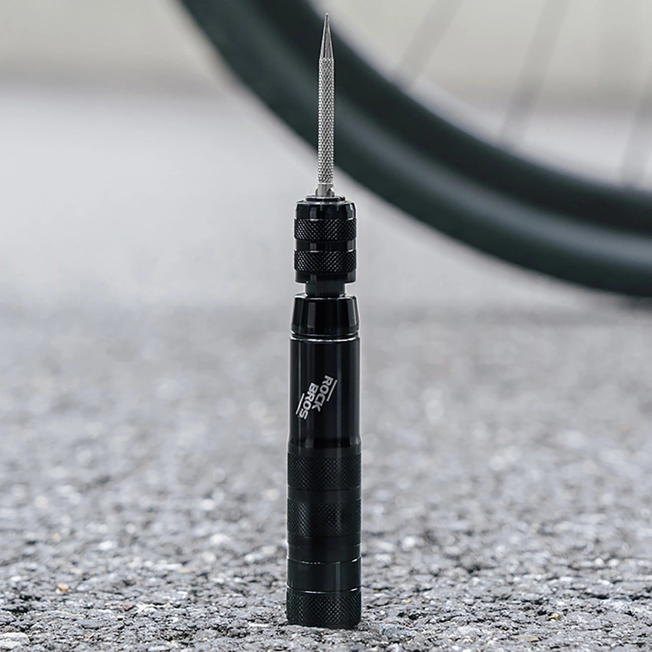 Kit Tubeless para Bicicleta – Cápsula Alumínio, Agulha e 5 Tiras