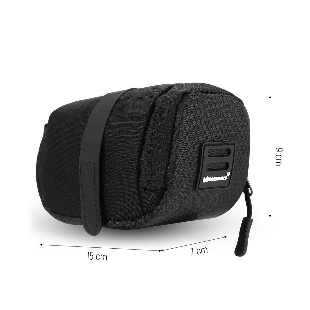 Bolsa de Selim para Bicicleta – Wozinsky WBB8BK 0.6L com Suporte Luz