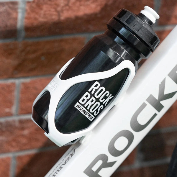 Porta Bidon Branco Ultra-Leve – Estilo Racing