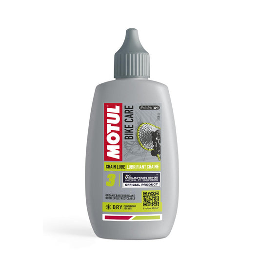 Motul Chain Lube Dry | Lubrificante Corrente Seco BTT e Off-Road, Tecnologia ESTER