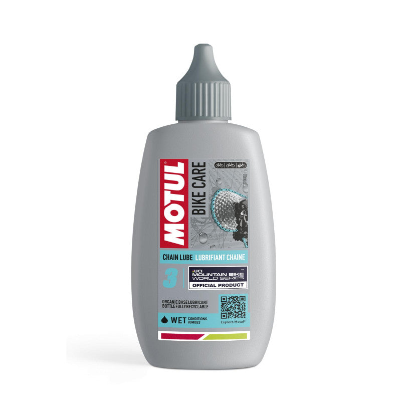 Motul Chain Lube Wet | Lubrificante Corrente Húmido BTT e Off-Road, Tecnologia ESTER